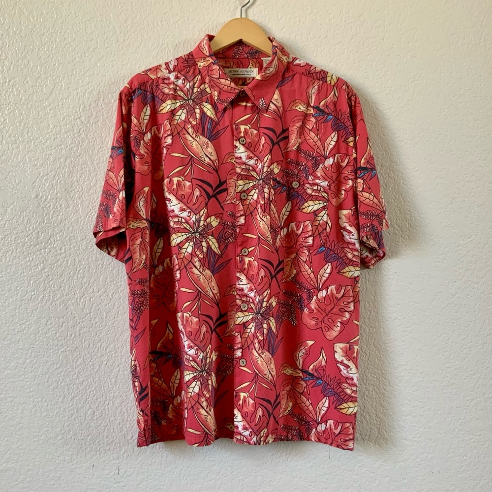 Island Republic Casual Button Down Sz XL